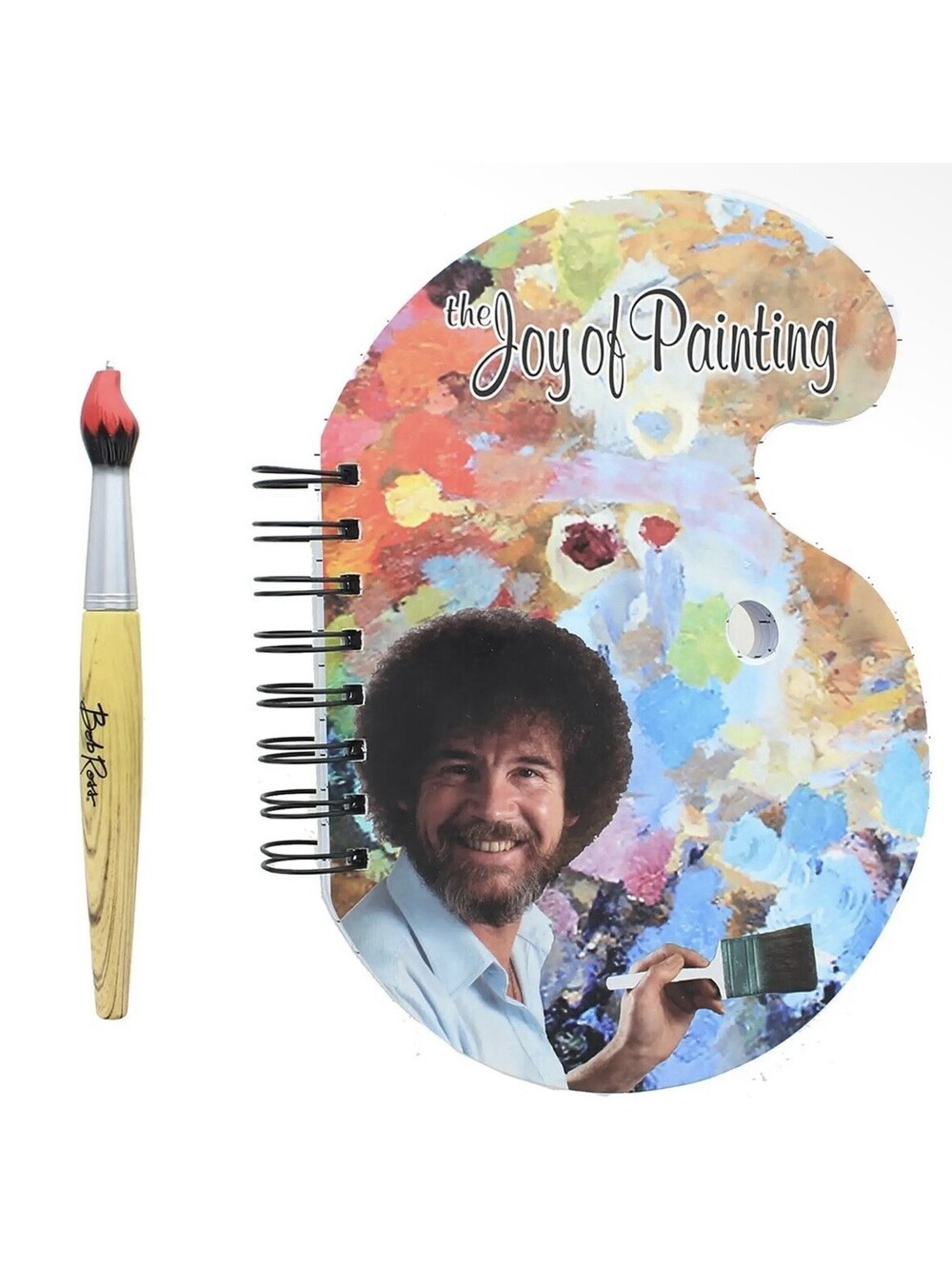 Bob Ross Paint Palette Journal & Brush Pen The Joy of Painting